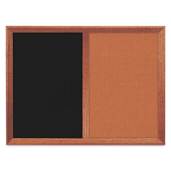 Enclosed Corkboard, 1 Door, 18"x24", 4" Fra